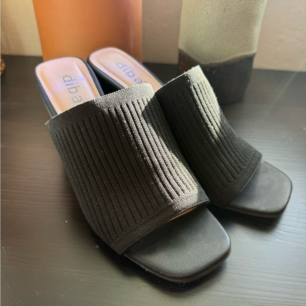 🔥2 for $30🔥 FLASH SALE! Diba Black Textured Mules